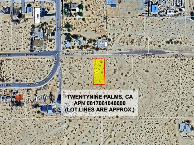 Bullion Avenue (between Old Dale Rd and Cottonwood Dr)