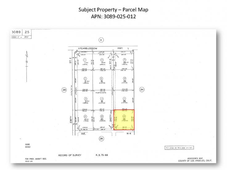 Vicinity/Corner of Pearblossom Hwy/238th St E